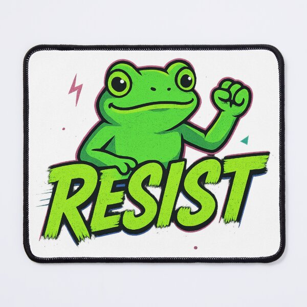 Item preview, Resist Frog | Neon Graffiti Rebellion Art designed and sold by Lagwsal22.