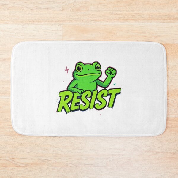 Item preview, Resist Frog | Neon Graffiti Rebellion Art designed and sold by Lagwsal22.
