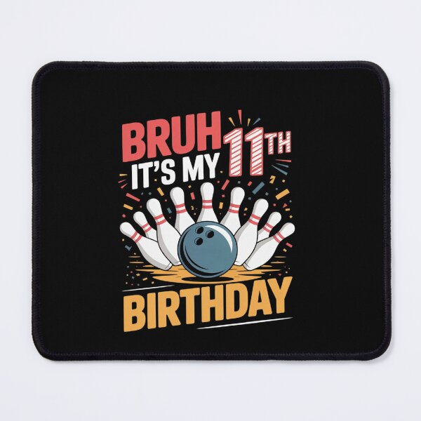 Item preview, Bruh It's My 11th Birthday Boy 11 Year Old Bowling Party designed and sold by EllinoKlemo.