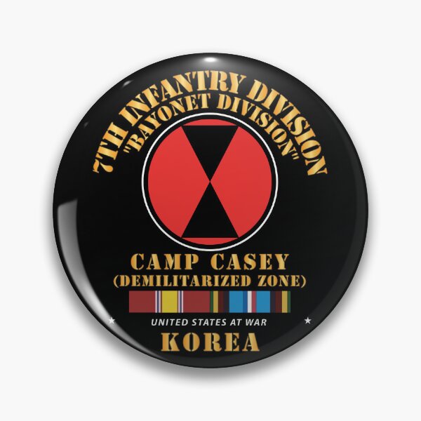 Item preview, Army - 7th Infantry Division - Korea - Cp Casey w SVC X 300 designed and sold by Military Insignia Products.