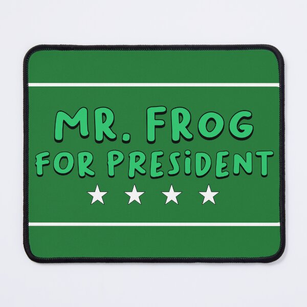 Item preview, Mr. Frog for president designed and sold by HotspotDesigns.