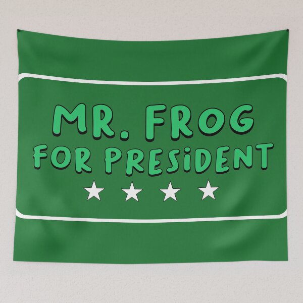 Item preview, Mr. Frog for president designed and sold by HotspotDesigns.