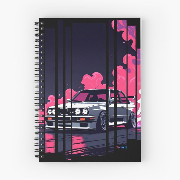 Item preview, B.W the Power of the 3 series drifting with neon smoke, retro 80s 3 designed and sold by Neon G.