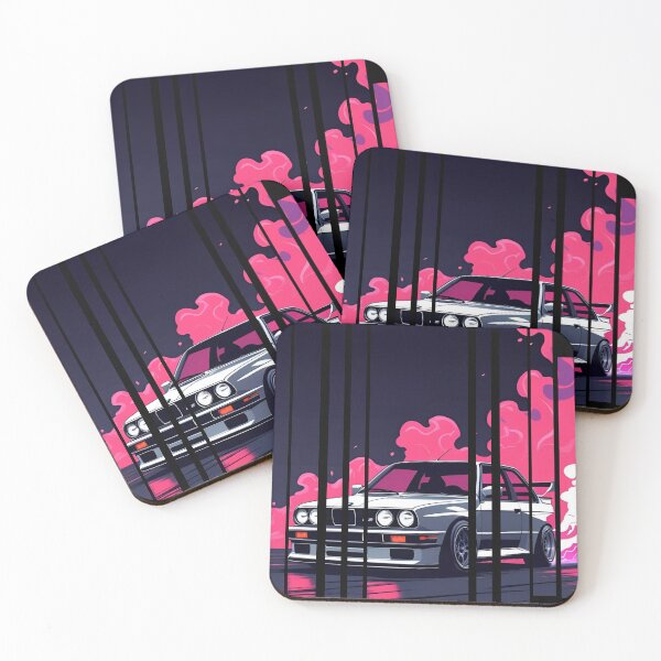Item preview, B.W the Power of the 3 series drifting with neon smoke, retro 80s 3 designed and sold by Neon G.