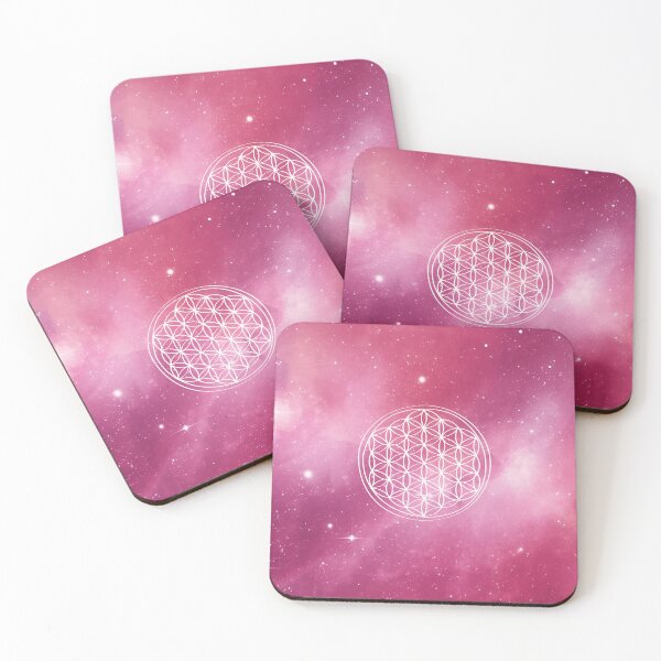 Item preview, Flower of Life Sacred Geometry of the Pink Galaxy designed and sold by Olivia Tatara.