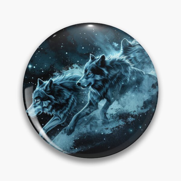 Item preview, Celestial Wolf Pack Running Through the Stars designed and sold by Daagath.