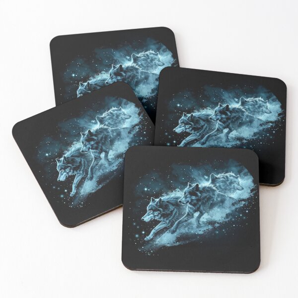 Item preview, Celestial Wolf Pack Running Through the Stars designed and sold by Daagath.