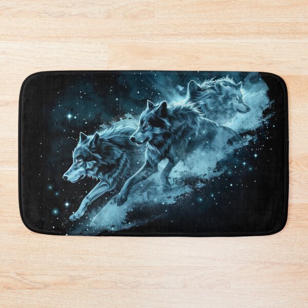 Item preview, Celestial Wolf Pack Running Through the Stars designed and sold by Daagath.
