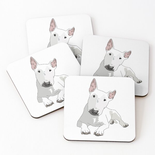 Item preview, Ella The Bull Terrier designed and sold by emilydevineart.