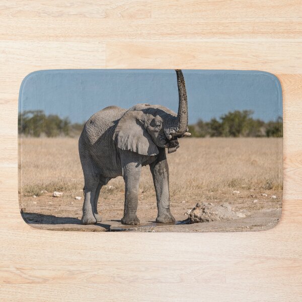 Item preview, Skyward Scent — Etosha Elephant at the Waterhole designed and sold by DavideAntoniani.