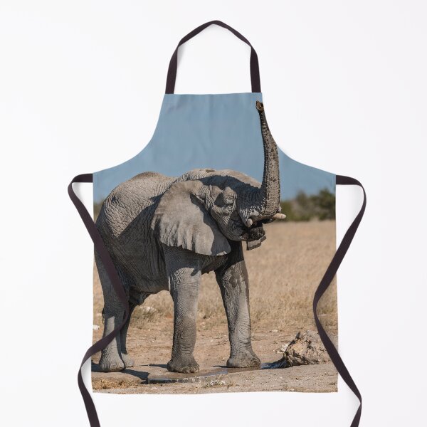Item preview, Skyward Scent — Etosha Elephant at the Waterhole designed and sold by DavideAntoniani.