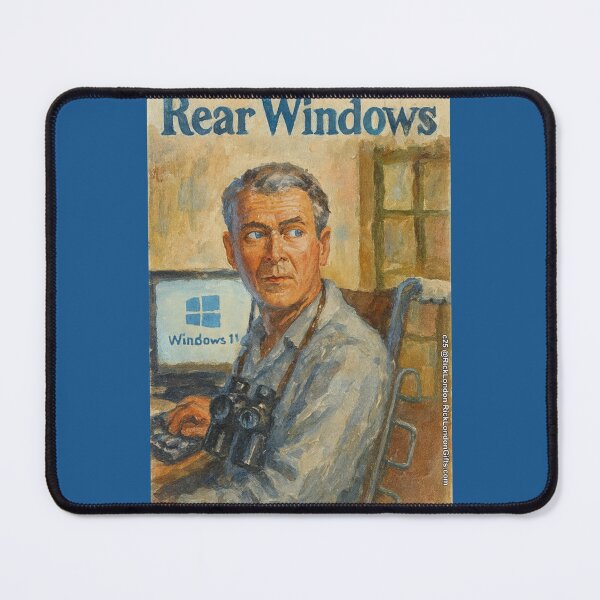 Item preview, Rear Windows 11: Surveillance Gets an Upgrade designed and sold by Rick London Gifts.