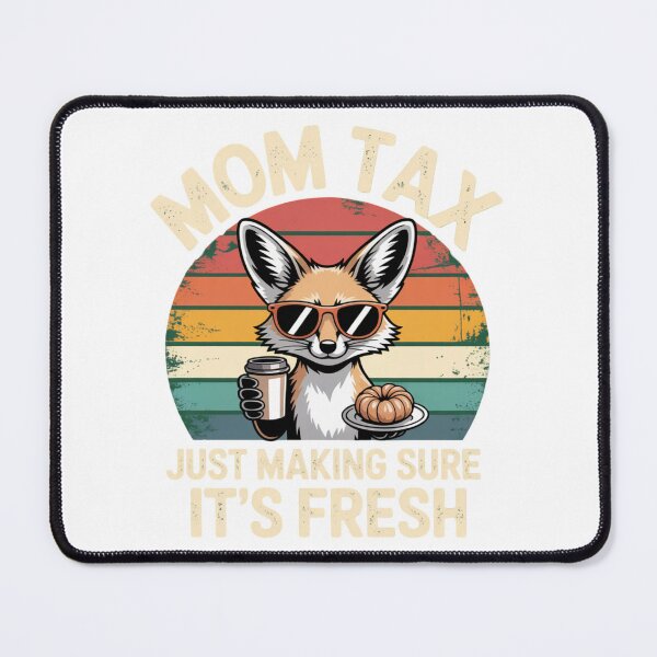 Item preview, Funny Fox Mom Tax Retro Humor Vintage Sunset designed and sold by chattsuede.