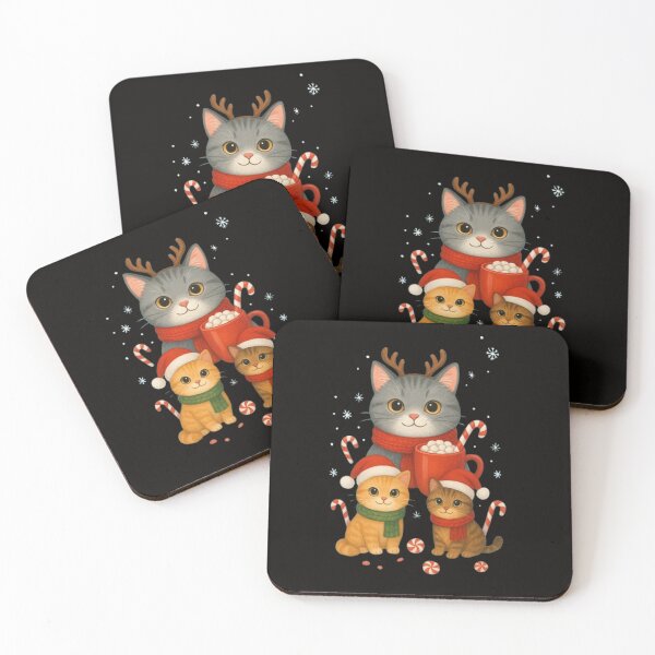 Item preview, Festive Feline Trio designed and sold by annenambiro.