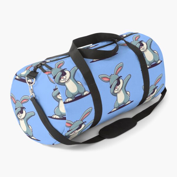 Item preview, Cool Dabbing Bunny – Cute Gray Rabbit Cartoon Vector Illustration designed and sold by PixelVibe782.