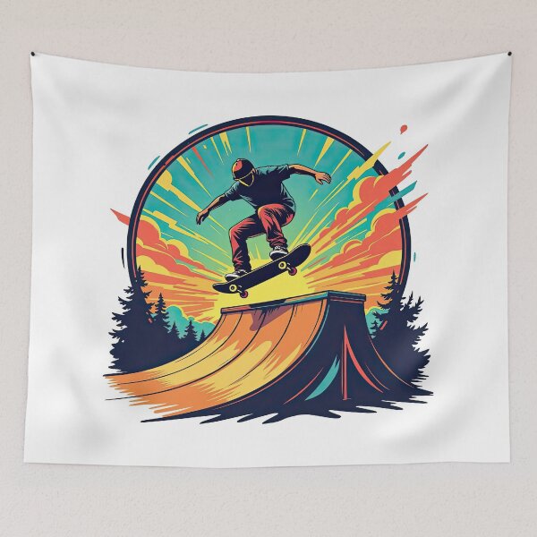 Item preview, Skateboarder designed and sold by Finding Fortuity.