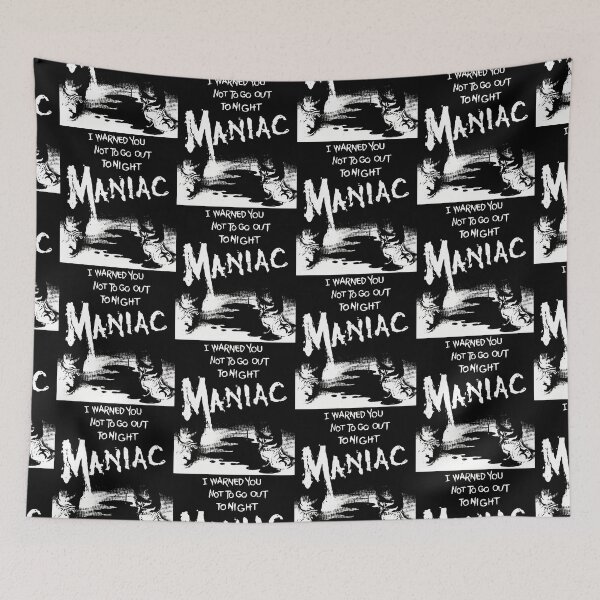 Item preview, Maniac - Vintage 80s Slasher Horror Movie designed and sold by acquiesce13.