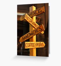 What's for lunch? Greeting Card