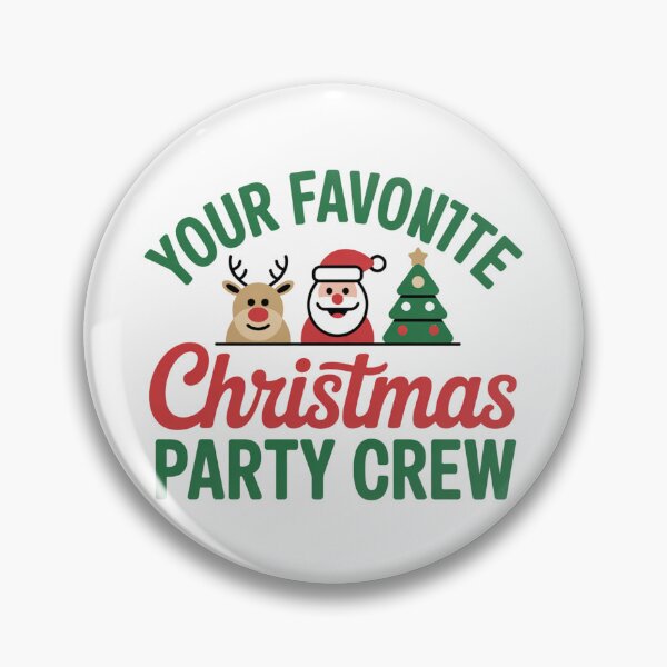 Item preview, Christmas party crew matching group festive cheerful characters designed and sold by chattsuede.