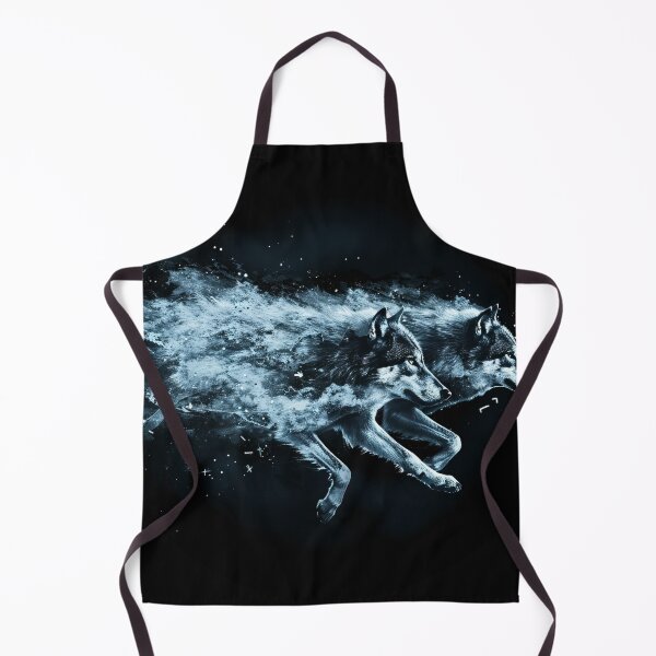 Item preview, Twin Wolves Racing Through a Starry Void designed and sold by Daagath.