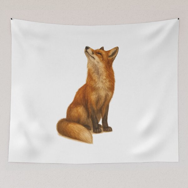 Item preview, Red Fox Gazing Upward in Soft Focus designed and sold by DariaOltes.