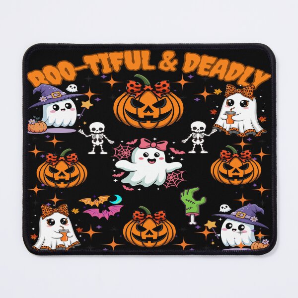 Item preview, Boo-tiful & Deadly | Cute Halloween Ghosts, Pumpkins & Skeletons T-Shirt designed and sold by DZ Loumatti.