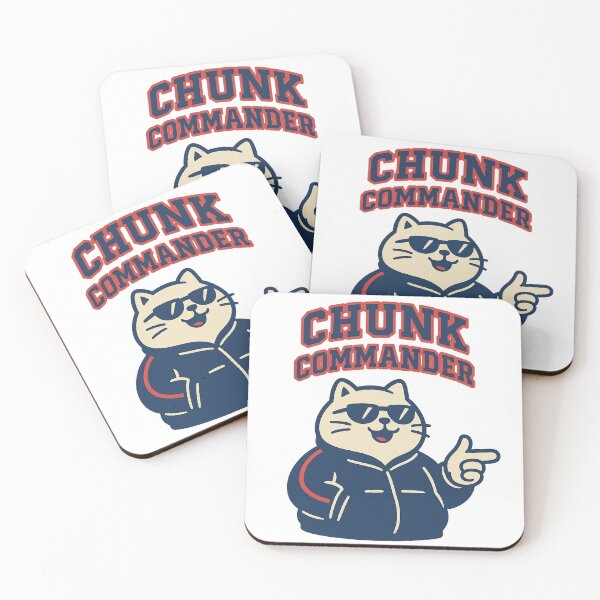 Item preview, Chunk Commander — Retro Fat Cat Mascot  designed and sold by BadaBingBear.