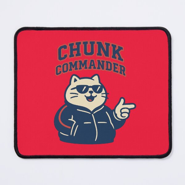Item preview, Chunk Commander — Retro Fat Cat Mascot designed and sold by BadaBingBear.