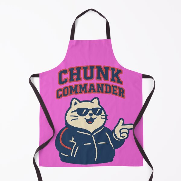 Item preview, Chunk Commander — Retro Fat Cat Mascot  designed and sold by BadaBingBear.