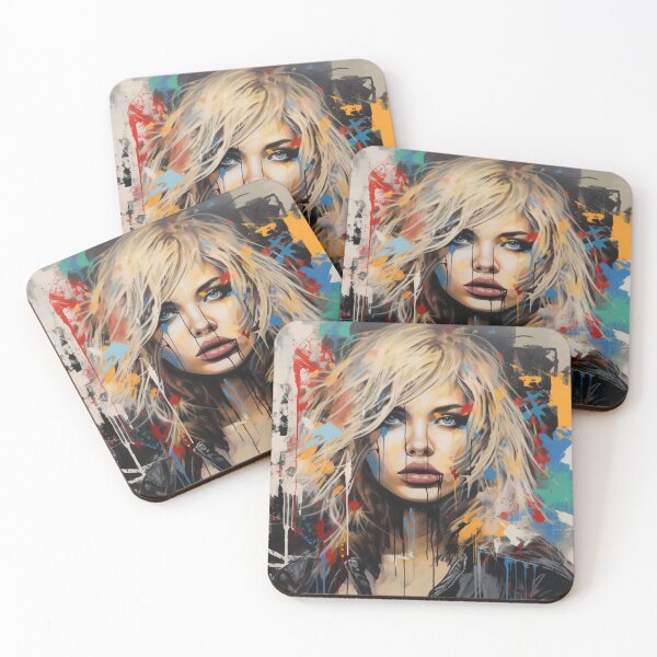 Item preview, Pop art woman portrait designed and sold by mliotard.