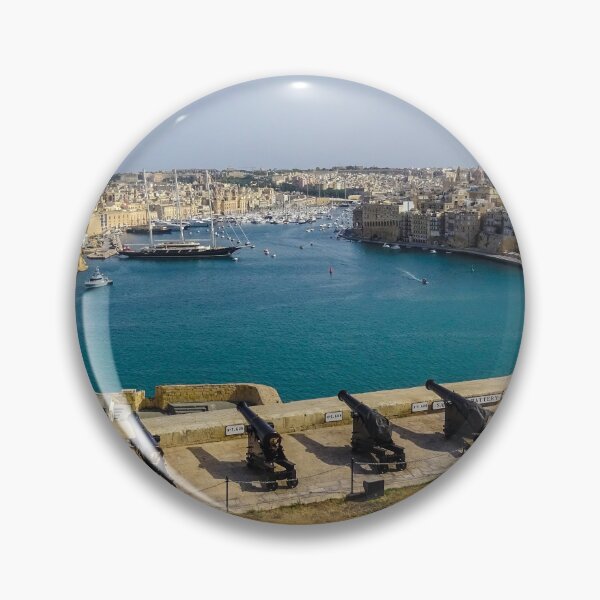 Item preview, Malta Saluting Battery And Grand Harbour Birgu Senglea designed and sold by eclecTEEq.