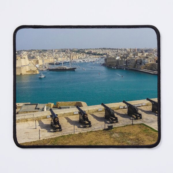 Item preview, Malta Saluting Battery And Grand Harbour Birgu Senglea designed and sold by eclecTEEq.