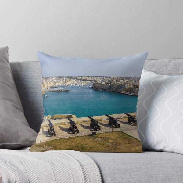 Item preview, Malta Saluting Battery And Grand Harbour Birgu Senglea designed and sold by eclecTEEq.