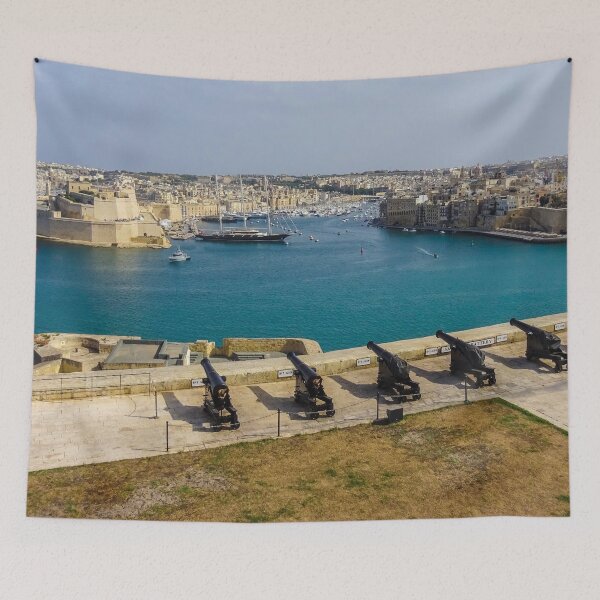 Item preview, Malta Saluting Battery And Grand Harbour Birgu Senglea designed and sold by eclecTEEq.