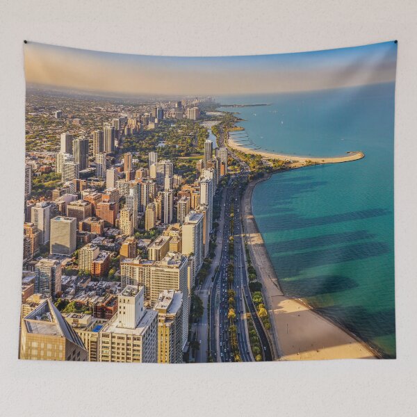 Item preview, View from the Hancock Tower - Chicago designed and sold by Viv Thompson Photography .