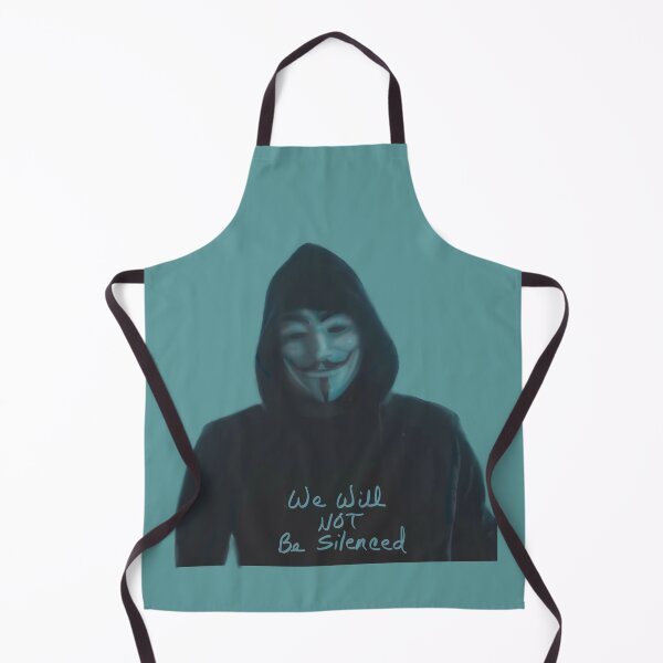 Item preview, We will not be silenced Anonymous pro First Amendment No Kings t-shirt, hoodie, sweatshirt, tanks for men and women designed and sold by Jane Domenech.