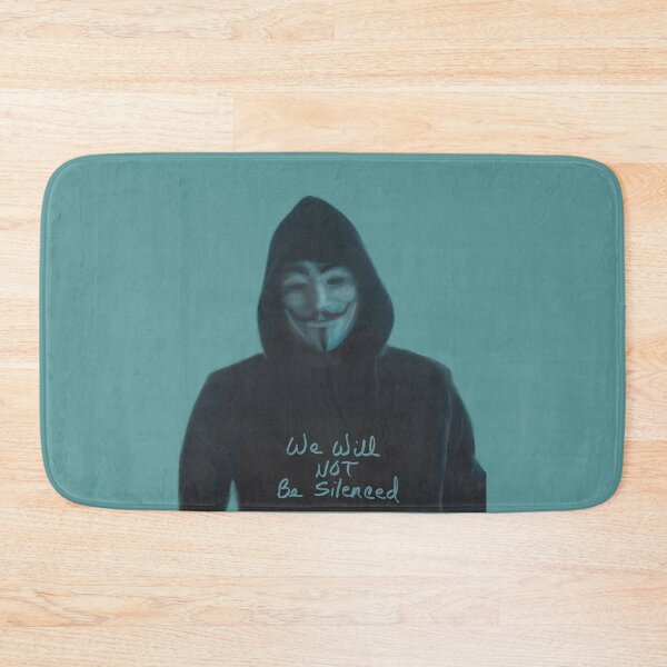 Item preview, We will not be silenced Anonymous pro First Amendment No Kings t-shirt, hoodie, sweatshirt, tanks for men and women designed and sold by Jane Domenech.