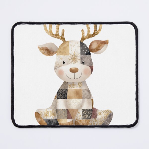 Item preview, Cutest patchwork reindeer designed and sold by filigreedigital.