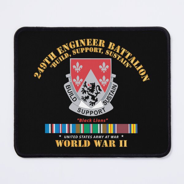 Item preview, Army - 249th Engineer Battalion - WWII w EU SVC X 300 designed and sold by Military Insignia Products.