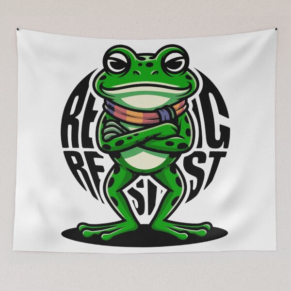 Item preview, Portland Frog Resist ? designed and sold by YounexxART.