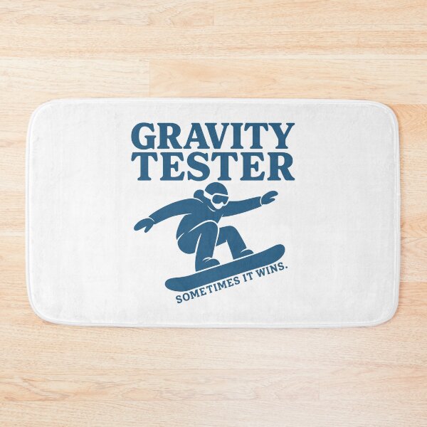 Aperçu de l'œuvre Gravity Tester – Snowboard amusant créée et vendue par SnappyPNG.