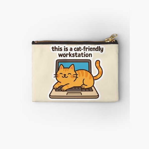 Item preview, Cat Friendly Workstation - Laptop Cat Design designed and sold by MiLaKK.
