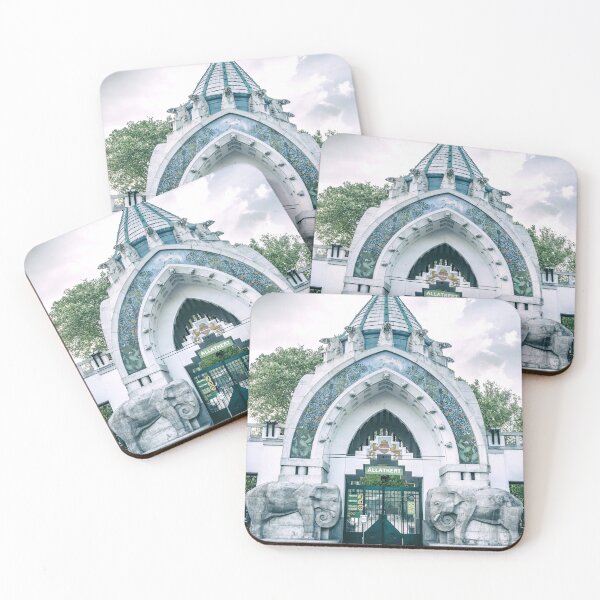 Item preview, entrance from Budapest zoo with elephants designed and sold by JEANMPHOTOS.