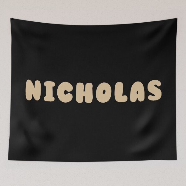 Item preview, Beige Nicholas – Minimalist Personalized Name Design designed and sold by karolinahinc.