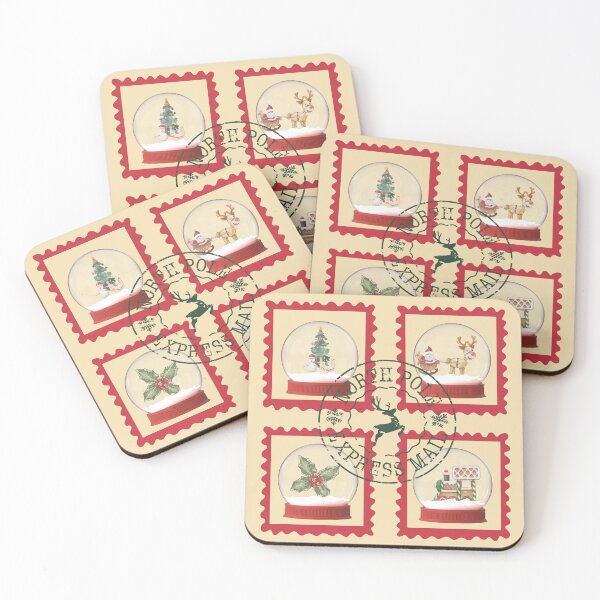 Item preview, Christmas Stamps Design designed and sold by PrintandJoy.
