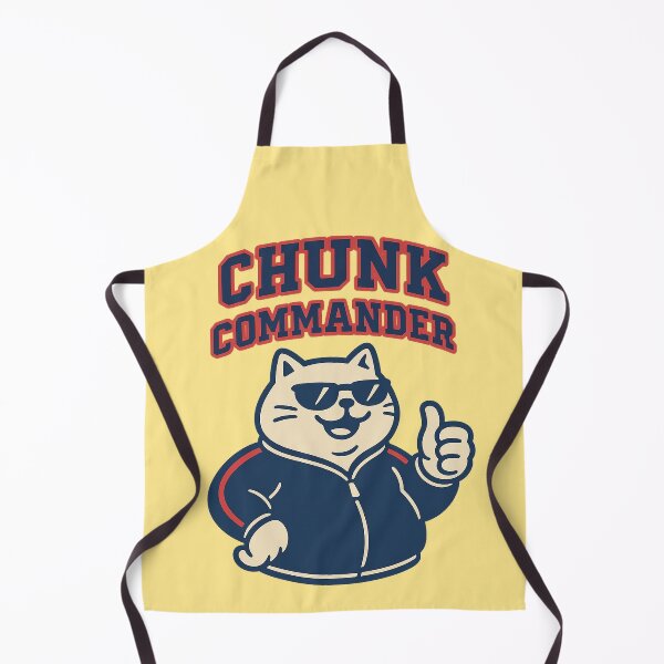 Item preview, Chunk Commander — Retro Fat Cat Mascot  designed and sold by BadaBingBear.
