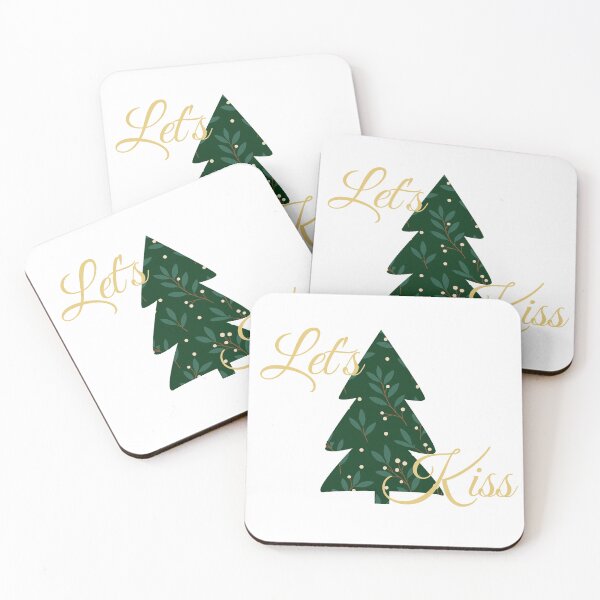Item preview, Mistletoe branch - Dark green floral design with bright white mistletoe berries designed and sold by EMJAYHeiss.
