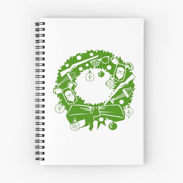 Item preview, A Christmas Wreath (GR) designed and sold by Pop Culture Shirts.
