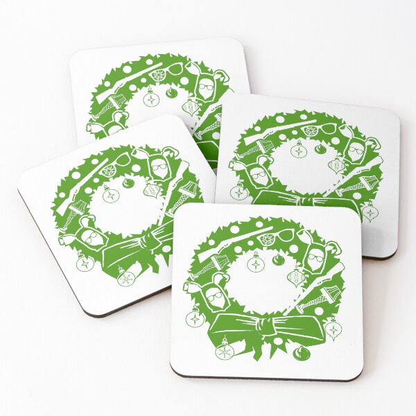 Item preview, A Christmas Wreath (GR) designed and sold by Pop Culture Shirts.