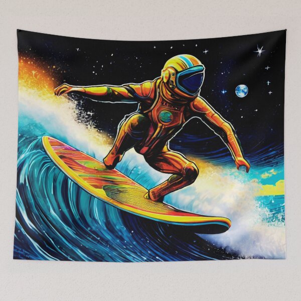 Item preview, Space Surfing on Galactic Waves designed and sold by Zofia Sosnecka.